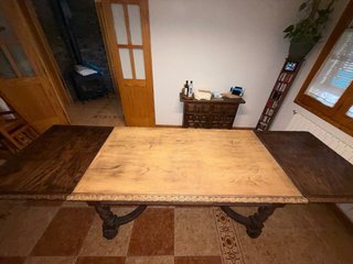 Mesa de castañero extensible