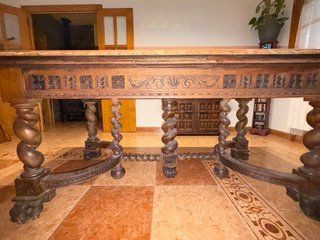 Mesa de castañero extensible