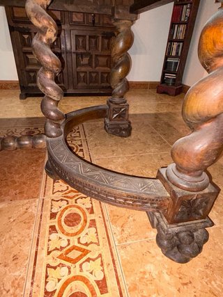 Mesa de castañero extensible