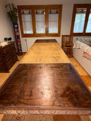 Mesa de castañero extensible