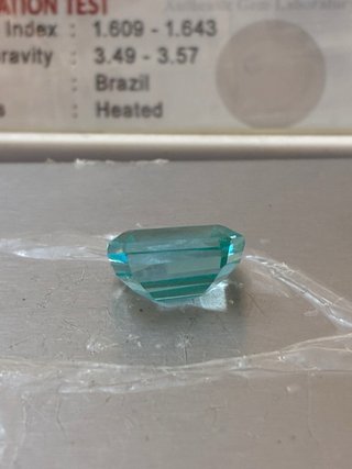 Topacio London Blue 6.25 Ct Natural AGL