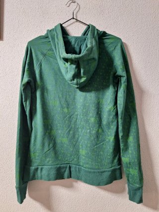 Sudadera Pull&Bear verde capucha T.L