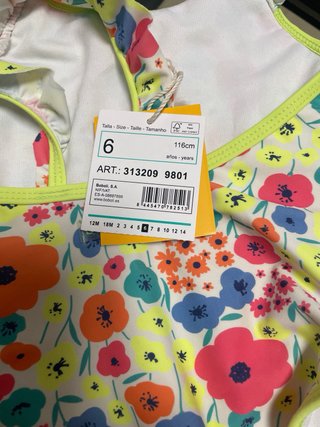 Bañador niña Boboli floral