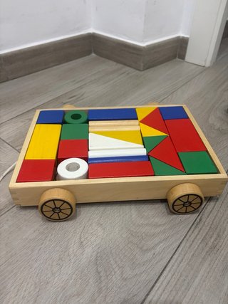 Carrito bloques madera ikea