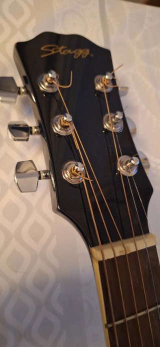 Guitarra Electroacústica Stagg Azul