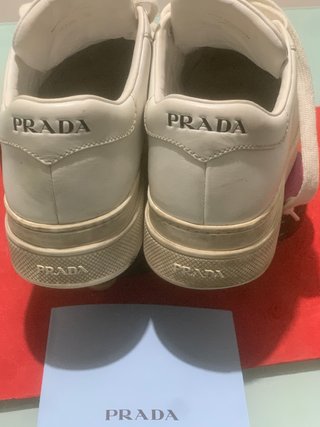 Sneakers Prada Pelle Bianche Tg 38