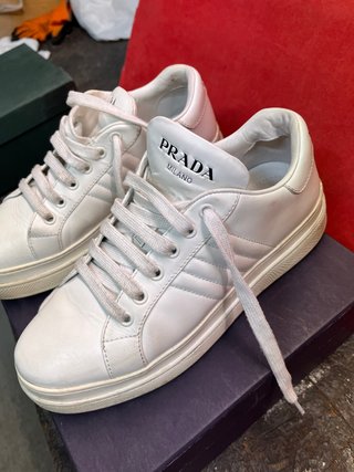 Sneakers Prada Pelle Bianche Tg 38