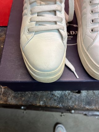 Sneakers Prada Pelle Bianche Tg 38