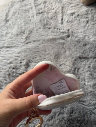 Porta-moedas Coração Victoria's Secret Branco