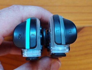 Nintendo Switch JoyCon Transparentes Original