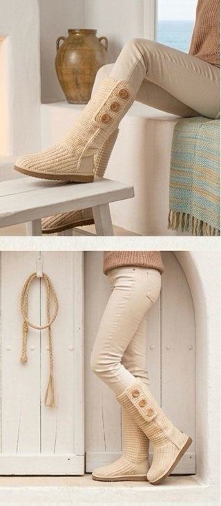 Botas UGG Classic Cardy Knit Talla 40