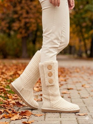 Botas UGG Classic Cardy Knit Talla 40