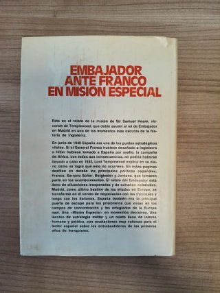 Embajador ante Franco en misión especial