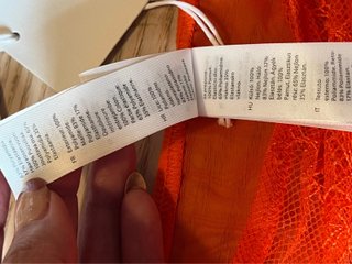COS – Sheer Floral Lace Briefs – Vibrant Orange –
