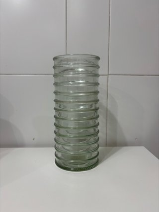 Jarrón de cristal decorativo