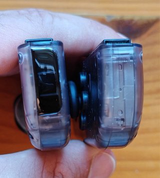 Nintendo Switch JoyCon Transparentes Gris Original