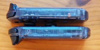 Nintendo Switch JoyCon Transparentes Gris Original