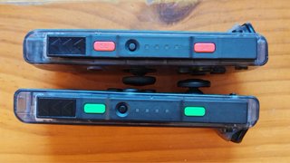 Nintendo Switch JoyCon Transparentes Gris Original