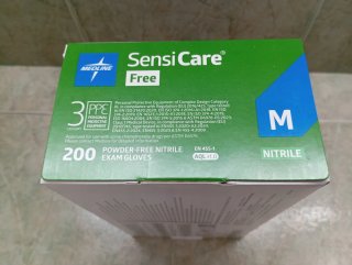 Lote 600 Guantes Nitrilo Medline SensiCare Talla M