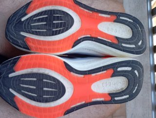 Scarpe Adidas Pureboost Uomo Bianco Arancio