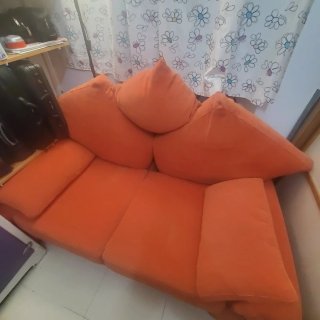 Sofá Cama Naranja