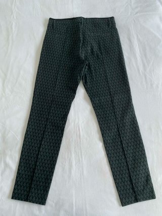 Pantalones rectos estampado geométrico Cambio