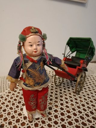Muñeco antiguo chino Dinastía Qing