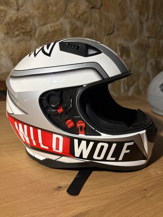 Casco de moto  shiro Wild Wolf talla M