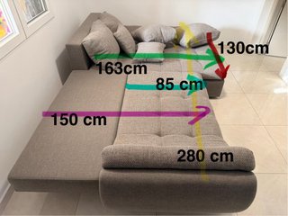 Sofá Chaiselongue 4 Plazas