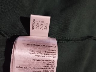 Chaqueta Adidas Verde con Rayas Blancas