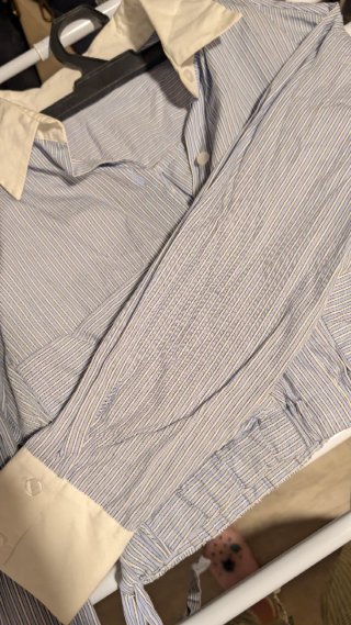 Camisa Zara Crop Top Rayas