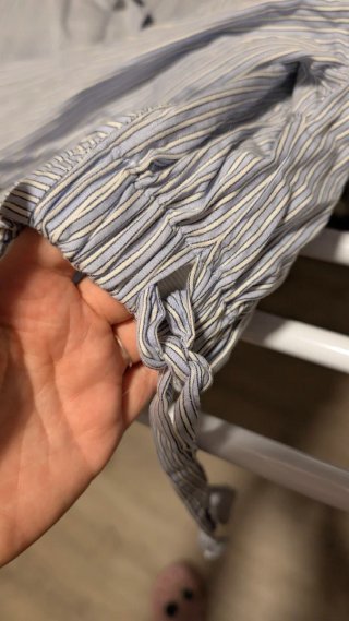 Camisa Zara Crop Top Rayas