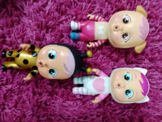 Lote de 3 muñecas bebes lloronas