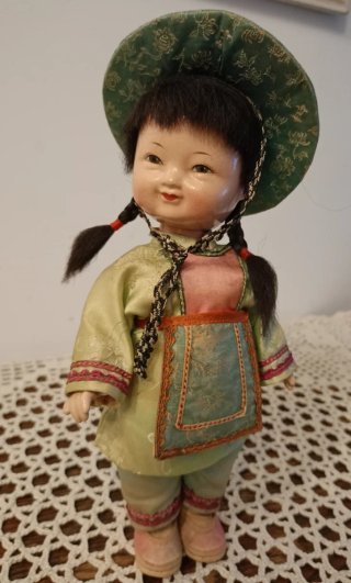 Muñeca Antigua China 20s/30s