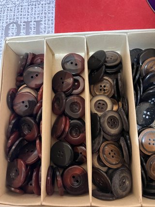 Lotto Bottoni Vintage Misti Sartoria