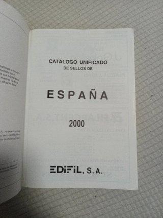 Catálogo Sellos Edifil 2000 España