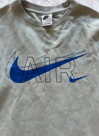 Sudadera Nike Air Azul y Blanca