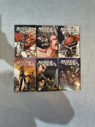 Ataque a los titanes 1-6 Pack