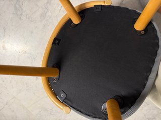 3 Sillas Comedor/Salón Ratán y Madera