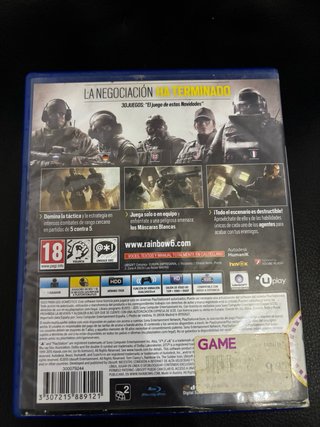 Rainbow Six Siege PS4 (PlayStation 4) Juego