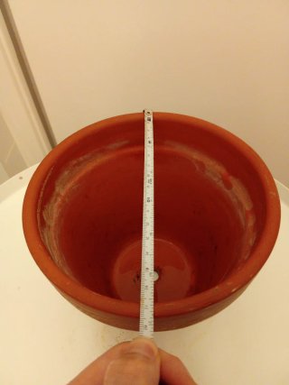 Maceta de barro