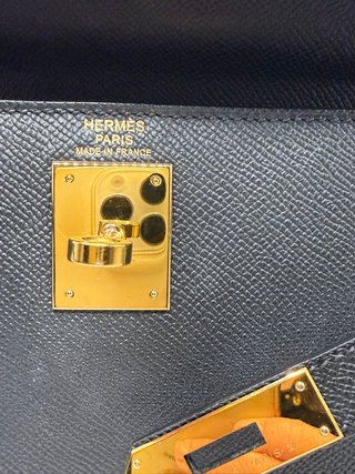 Hermès Kelly 28 Sellier Negro