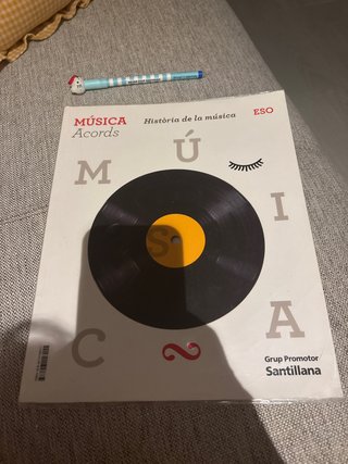 Libro Música 3r ESO Santillana