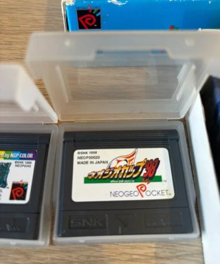 Neo Geo Pocket Color SNK Aqua Blue + 2 juegos