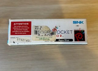 Neo Geo Pocket Color SNK Aqua Blue + 2 juegos