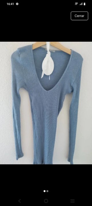 Camiseta Intimissimi azul manga larga