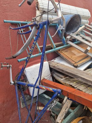 Cuadro Bicicleta Torrot Clásica Azul