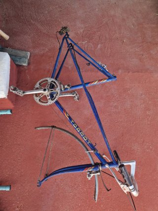 Cuadro Bicicleta Torrot Clásica Azul