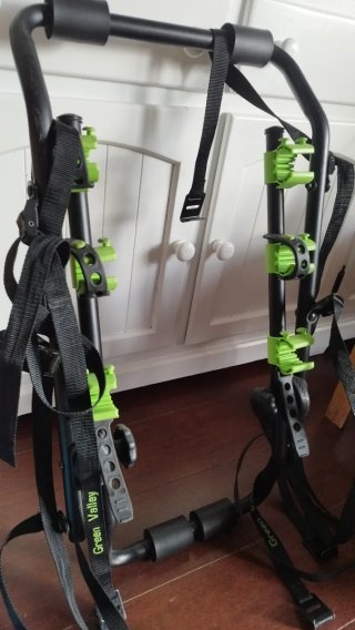 Portabicicletas Moonvalley Negro/Verde
