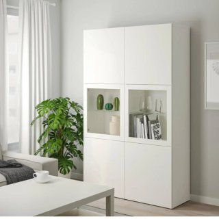 Vitrina Estantería Ikea Besta Blanca
